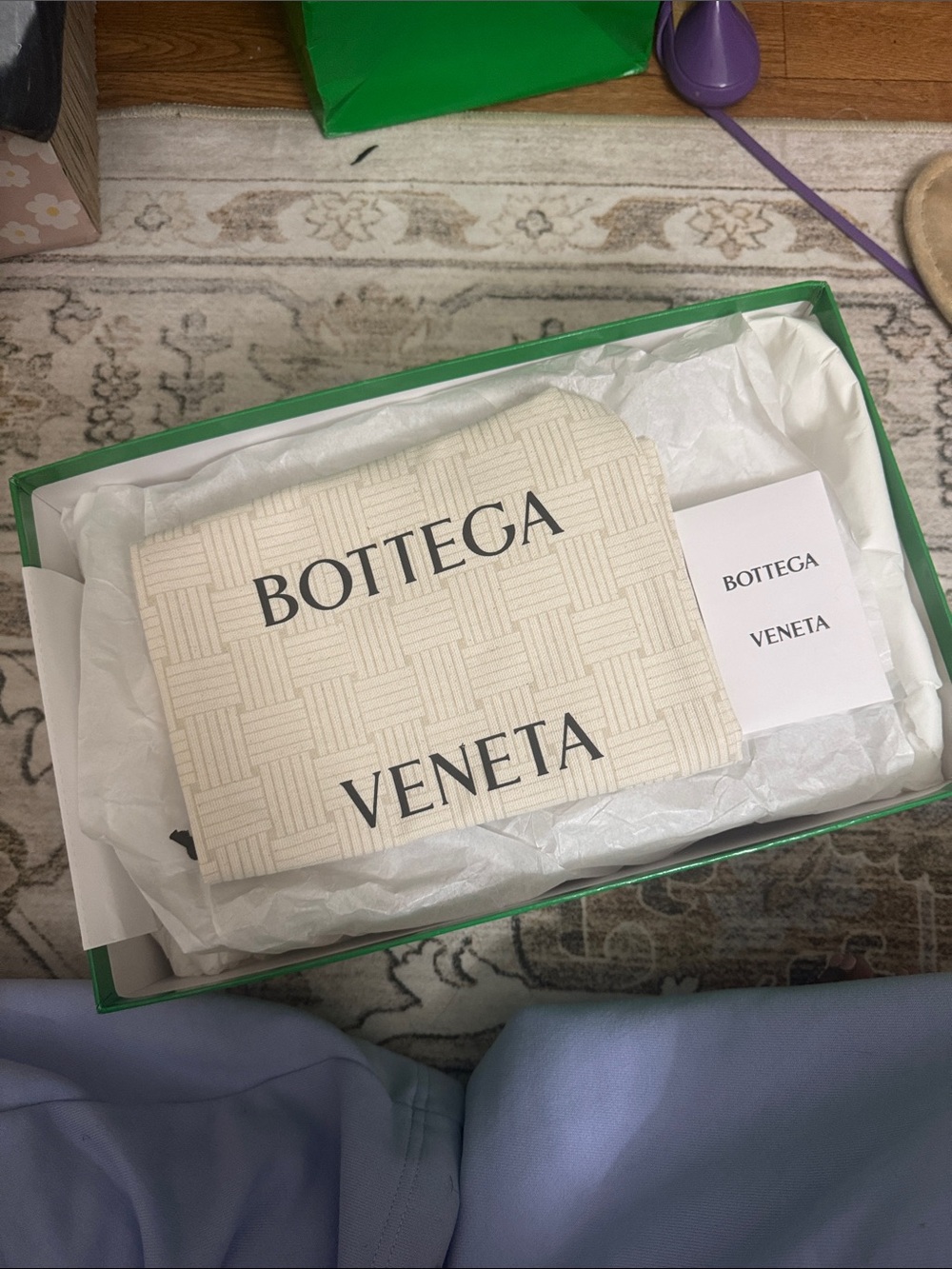 Bottega Veneta Navy & Silver Athletic Sneakers - Picture 5 of 6